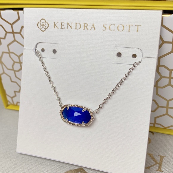 Kendra Scott Jewelry Kendra Scott Silver Cobalt Cats Eye Elisa Poshmark